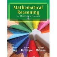 Mathematical Reasoning for Elementary School Teachers,9780321693129 Mathematical Reasoning for Elementary School Teachers,9780321693129