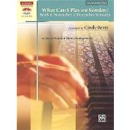 What Can I Play on Sunday?: November & December Services, (1..., 9780739053140