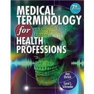 Audio CDs for Ehrlich/Schroeder's Medical Terminology for Health Professions, 7th,9781111543327 Audio CDs for Ehrlich/Schroeder's Medical Terminology for Health Professions, 7th,9781111543327