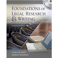 Foundations of Legal Research and Writing (Book with CD-ROM),9781435413382 Foundations of Legal Research and Writing (Book with CD-ROM),9781435413382