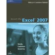 Microsoft Office Excel 2007 : Comprehensive Concepts and Techniques,9781418843441 Microsoft Office Excel 2007 : Comprehensive Concepts and Techniques,9781418843441