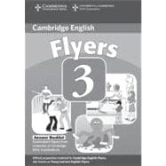 Cambridge Young Learners English Tests Flyers 3 Answer Booklet: Examination Papers from the University of Cambridge ESOL Examinations,9780521693691 Cambridge Young Learners English Tests Flyers 3 Answer Booklet: Examination Papers from the University of Cambridge ESOL Examinations,9780521693691