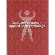 Directory Of Graduate Programs In Applied Sport Psychology, 9781885693709