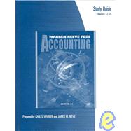 Study Guide to Accounting Chapters 12-25,9780324203745 Study Guide to Accounting Chapters 12-25,9780324203745