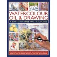 Watercolour, Oil and Drawing : A Box Set of Three Practical Books: Mastering the Art of Drawing and Painting with Step-by-Step Projects and Techniques Shown in over 2450 Photographs,9780754823810 Watercolour, Oil and Drawing : A Box Set of Three Practical Books: Mastering the Art of Drawing and Painting with Step-by-Step Projects and Techniques Shown in over 2450 Photographs,9780754823810