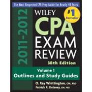 Wiley CPA Examination Review, 38th Edition 2011-2012, Volume..., 9780470923832