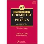 Handbook of Chemistry and Physics on CD-ROM, Version 2008, 9781420063837
