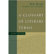 A Glossary of Literary Terms,9781413033908 A Glossary of Literary Terms,9781413033908