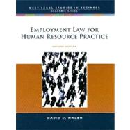 Employment Law For Human Resource Practice,9780324303933 Employment Law For Human Resource Practice,9780324303933