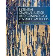 Essential Criminal Justice and Criminology Research Methods, 9780137003938