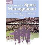 Foundations of Sport Management,9781885693945 Foundations of Sport Management,9781885693945