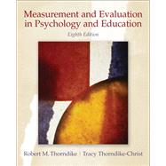 Measurement and Evaluation in Psychology and Education, 9780132403979