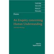 Hume : An Enquiry Concerning Human Understanding - And Other..., 9780521604031