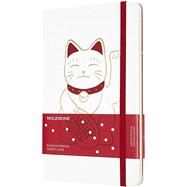 EAN 8056420854152 product image for Moleskine Limited Edition Notebook Maneki Neko, Large, Ruled, White, Hard Cover  | upcitemdb.com