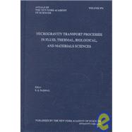 Microgravity Transport Processes in Fluid, Thermal, Biologic..., 9781573314220