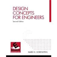 Design Concepts for Engineers,9780130934307 Design Concepts for Engineers,9780130934307