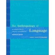 Anthropology of Language : An Introduction to Linguistic Anthropology,9780534594374 Anthropology of Language : An Introduction to Linguistic Anthropology,9780534594374