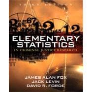 Elementary Statistics in Criminal Justice Research,9780205594399 Elementary Statistics in Criminal Justice Research,9780205594399