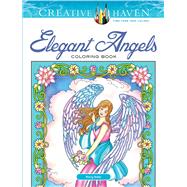 Creative Haven Elegant Angels Coloring Book