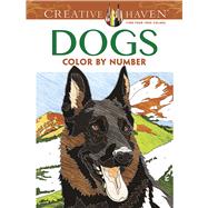 Creative Haven Dogs Color by Number Coloring Book