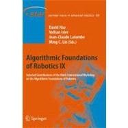 Algorithmic Foundations of Robotics IX : Selected Contributi..., 9783642174513