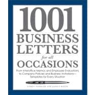 1001 Business Letters for All Occasions : From Interoffice M..., 9781598694543