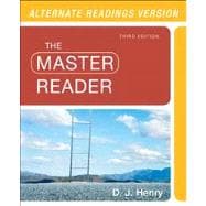The Master Reader, Alternate Edition with NEW MyReadingLab with eText -- Access Card Package,9780321894625 The Master Reader, Alternate Edition with NEW MyReadingLab with eText -- Access Card Package,9780321894625