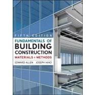 Fundamentals of Building Construction : Materials and Method..., 9780470074688