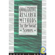 Qualitative Research Methods for the Social Sciences,9780205264759 Qualitative Research Methods for the Social Sciences,9780205264759