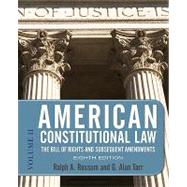 American Constitutional Law Vol. 2 : The Bill of Rights and Subsequent Amendments,9780813344782 American Constitutional Law Vol. 2 : The Bill of Rights and Subsequent Amendments,9780813344782