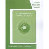 Student Solutions Manual for Waner/Costenoble's Finite Math ..., 9780538734820