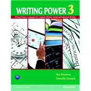 Writing Power Vol. 3 : Writing Fluency - Language Use - Academic Writing - Social and Professional Writing,9780132314862 Writing Power Vol. 3 : Writing Fluency - Language Use - Academic Writing - Social and Professional Writing,9780132314862