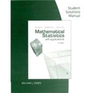 Student Solutions Manual for Wackerly/Mendenhall/Scheaffer's..., 9780495385066