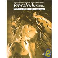 Student Solutions Manual for Stewart/Redlin/Watson's Precalculus : Mathematics for Calculus (3rd),9780534345068 Student Solutions Manual for Stewart/Redlin/Watson's Precalculus : Mathematics for Calculus (3rd),9780534345068