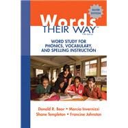 Words Their Way : Word Study for Phonics, Vocabulary, and Sp..., 9780137035106