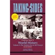 Taking Sides: Clashing Views in World History, Volume 2: The Modern Era to the Present, Expanded,9780073515175 Taking Sides: Clashing Views in World History, Volume 2: The Modern Era to the Present, Expanded,9780073515175