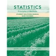 Statistics: Principles and Methods, 6th Edition,9780470535219 Statistics: Principles and Methods, 6th Edition,9780470535219