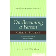 On Becoming a Person: A Therapist's View of Psychotheraphy, 9780395755310