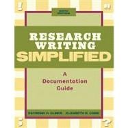 Research Writing Simplified,9780205685318 Research Writing Simplified,9780205685318