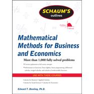 Schaum's Outline of Mathematical Methods for Business and Ec..., 9780071635325