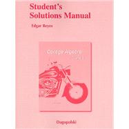 Student's Solutions Manual for College Algebra,9780321655349 Student's Solutions Manual for College Algebra,9780321655349