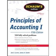Schaum's Outline of Principles of Accounting I, Fifth Editio..., 9780071635387
