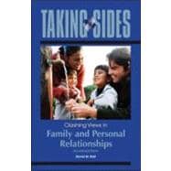 Taking Sides: Clashing Views in Family and Personal Relationships,9780073515403 Taking Sides: Clashing Views in Family and Personal Relationships,9780073515403