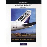 Video Library DVD for Operations Management,9780136065456 Video Library DVD for Operations Management,9780136065456