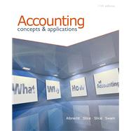 Accounting : Concepts and Applications,9780538745482 Accounting : Concepts and Applications,9780538745482