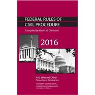 Federal Rules of Civil Procedure and Selected Other 