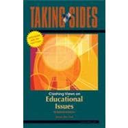 Taking Sides : Clashing Views on Educational Issues, Expanded,9780073545653 Taking Sides : Clashing Views on Educational Issues, Expanded,9780073545653