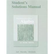 Student's Solutions Manual for Beginning and Intermediate Algebra,9780321715654 Student's Solutions Manual for Beginning and Intermediate Algebra,9780321715654