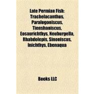 Late Permian Fish : Trachelacanthus, Paralogoniscus, Tiensha..., 9781157185765