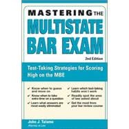 Mastering the Multistate Bar Exam : Test-Taking Strategies f..., 9781572485969